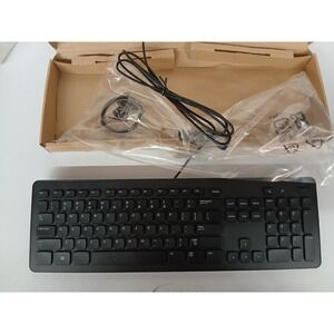 New-Dell Wired slip USB Black Keyboard‎ KG-1089 #1089